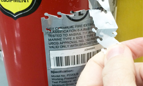 Fire Extinguisher Labels Example Image 2