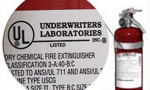 Fire Extinguisher Labels Example Image 1